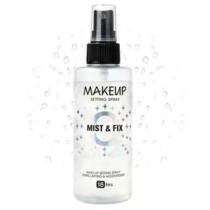 16HR Long Lasting Makeup Setting Spray, Waterproof Transfer Resistant, Hydrating Shimmer Dewy Finish Setting Mist, Lightweight Face Makeup for All Skin Types 3.72 Fl Oz Facial Moisture Sunscreen Daily Radiant Cosmetic Hydrate