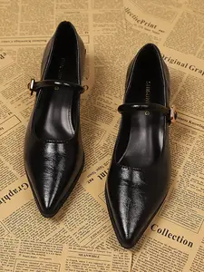 Women's Fashionable Solid Color Pointed Toe Flat Shoes, Casual Comfortable Ballet Flats for Daily Wear, All-match Commuter Shoes for Women & Girls, Running, Office Shoes