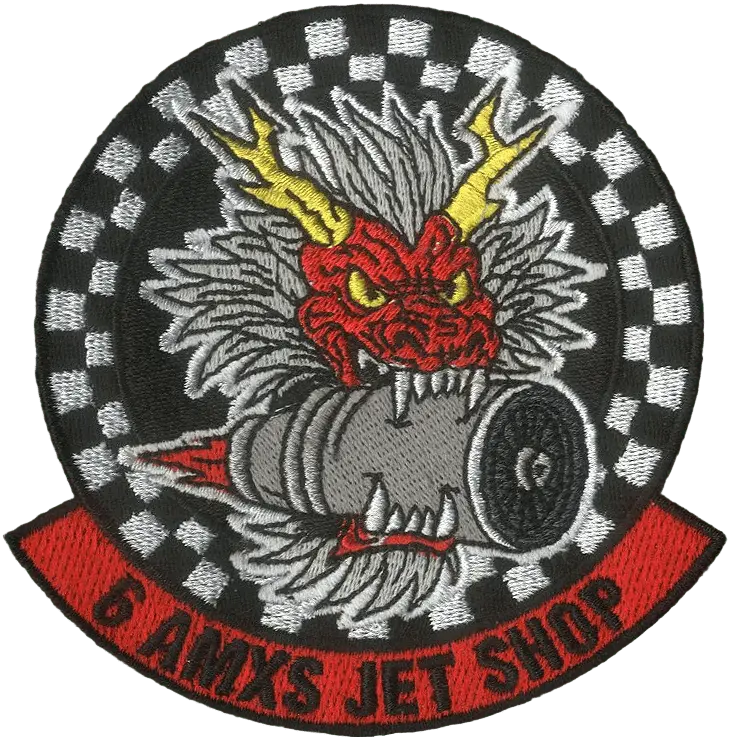 6 AMXS Dragon Jets Embroidered Patch