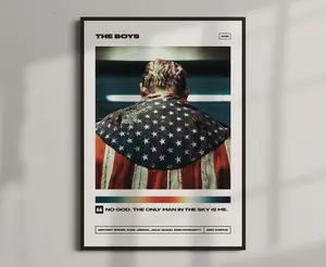 The Boys - Premium Poster - Minimalist TV Show Wall Art - Vintage - Retro - Art Print Decor Photo