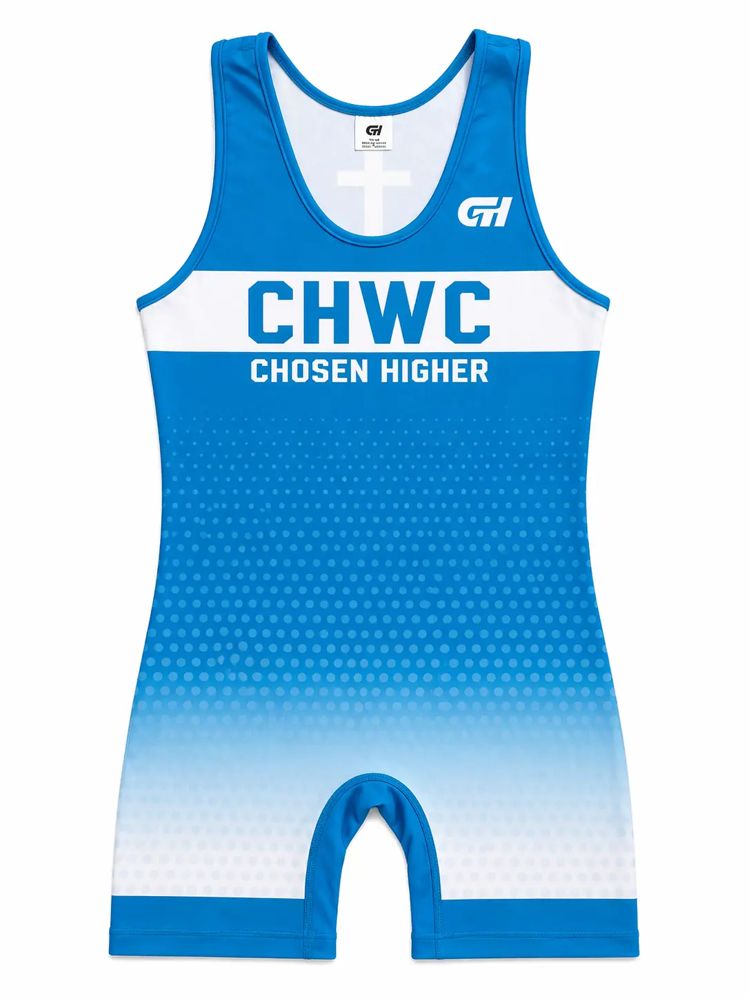 Women's Cut CHWC FRECO Singlet - Blue/White