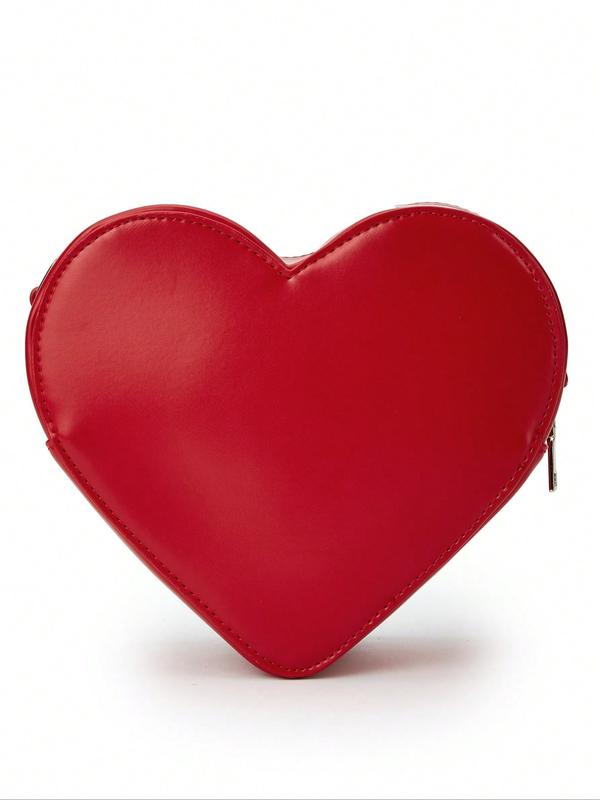 Cute Heart-Shaped Women's Shoulder Bag, Stylish Crossbody Bag for Teens, Girls Small Purse,Fashionable Handbag, Thanksgiving Birthday Gift, Party Clutch, Crossbody Purses