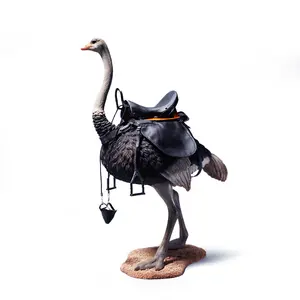 JXK Studio Ostrich Statue Realistic Animal Statue Gifts for Friends