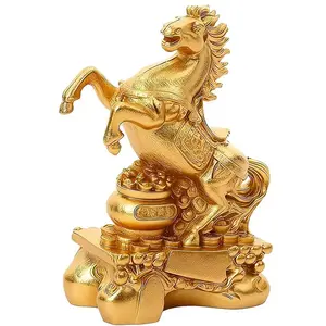 2026 Year of the Horse Feng Shui Horse Statue, Chinese New Year Zodiac Sculpture, Lucky Fortune Home Decor & Keepsake
