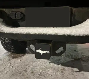 Small Yooper Spirit Hitch Cover - 2" - Upper Peninsula of Michigan