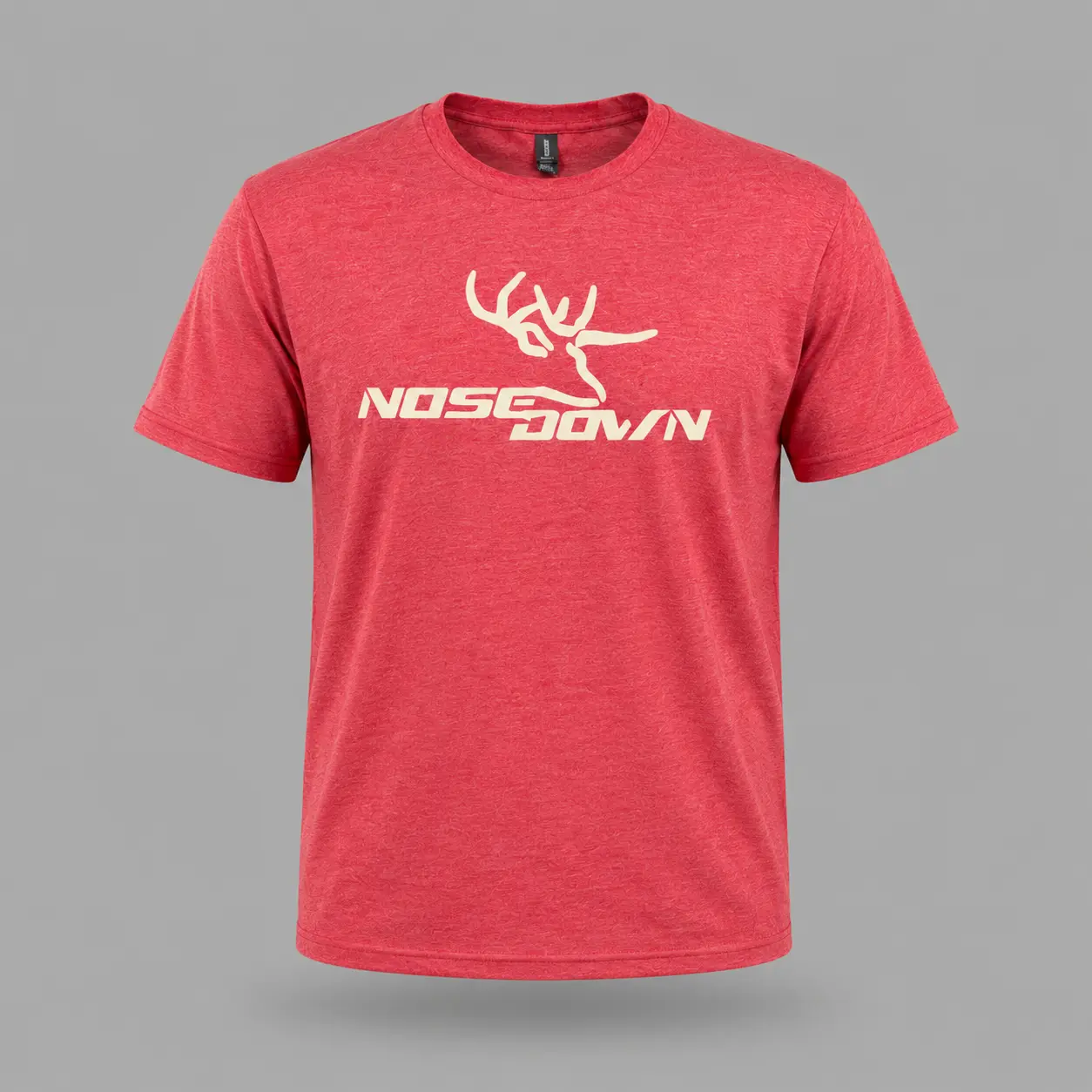 Nose Down Logo Men's Cotton Blend T Shirt