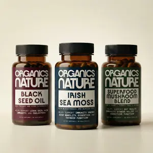 The Immunity Stack Bundle ~ Sea Moss, Seed Oil & Mushroom ~ Health Supplement