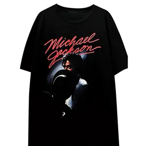 100% Cotton Casual Style T-Shirt Michael Jackson Signature Logo & Classic Hat Pose Design For Music Lovers And Fans Perfect For Everyday Wear And Summer Season Ideal Gift For Michael Jackson Admirers And Pop Culture Enthusiasts