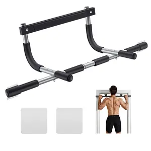 Drilling Doorway Pull Up Bar, Adjustable Heavy Duty Chin Up Bar, Max Load Home Gym Fitness Equipment, Perfect for Pull Ups, Push Ups, Core Training