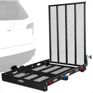 Silver Spring Folding Steel Scooter/Wheelchair Carrier with Ramp & Hitch Mount