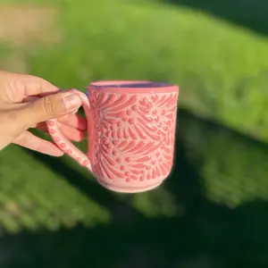 Talavera Original Mug 15oz Reusable Washable Pieces Handcrafted Ceramic Drinkware Made in Mexico kitchen home decor birthday gift for her Coffee Cup Handmade Christmas