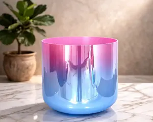 Cotton Ombré Crystal Singing Bowl