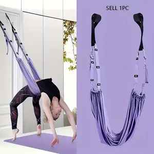 Home Yoga Stretch Strap, Workout Band, Door Hanging No Installation Required, Back Bend, Split Leg, Handstand, Chest Arm Shoulder Stretches, Stretching Gear, Stretching Tool, Yoga Equipment