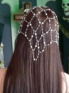 Silvermist Pearl Hair Chain