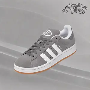 adidas Campus 00s Grey Gum (GS) HQ6507 Authentic Shoes Footwear Sneaker Trainer Comfortable Walking Fashion Trending Gift