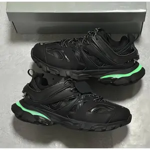 2026 LED-lit  Track3.0 dad shoes for men and women, trendy ins shoes for couples, versatile height-increasing shoes