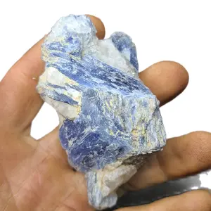 Blue Kyanite Cluster in Quartz - Energy Alignment & Clarity for Personal Growth