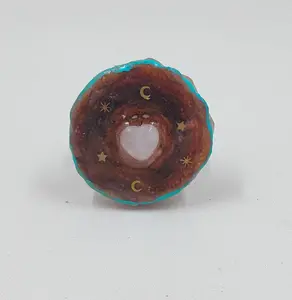 Pinecone Pendant With Stars and Moons