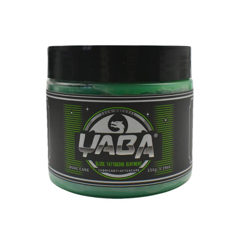 Yaba Green Tattoo Aftercare Ointment for Artists Natural Tattoo Aftercare Cream Lotion 150g/5.29OZ Vegan Cruelty-Free