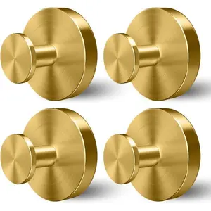 (4/6 Pack) Upgraded Durable Waterproof Strong Suction Cup Hooks  Ideal for Shower, Kitchen, Bathroom, Door, Mirror, Glass & Tile. Can Bear up to 20 lbs - Great for Hanging Bath Robes, Towels, Loofahs & Wreaths, Bathroom Organizing Accessories