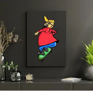 Skateboard Wall Art Digital Art Graphic Design - Unique Wall Decor for Skateboard Enthusiasts