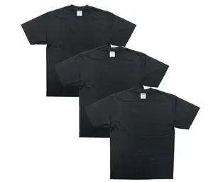 Shaka Wear 3-Pack ColorWave Soft Cotton Crew Neck Casual Plain T-Shirt, Unisex Menswear Short-Sleeve Clothes, Streetwear Top