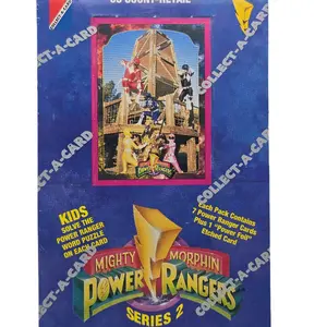 Mighty Morphin Power Rangers Series 2 Sealed Trading Card Pack | Vintage 1994 | 8 Cards with Power Foil Etched Card
