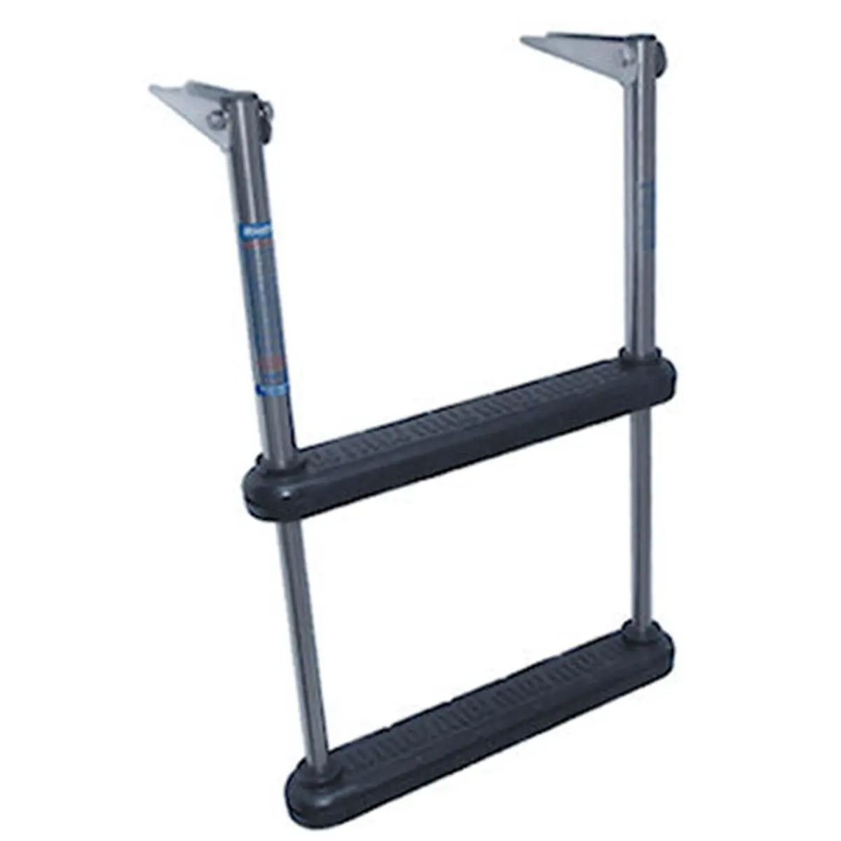 212 MAIN Windline TDL-2 2-Step Telescoping Over Platform Boat Ladder - Compact Pool Ladder with Included Deployed Length Specs