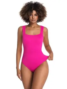 Sexy Sleeveless Bodysuit with Thong, Body Shaper for Waist Control and Butt Lift, Seamless One-Piece for All-Day Comfort