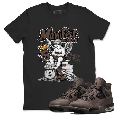 Black Canvas Jordan Retro T Shirt Jordan 4s Black Canvas Outfit