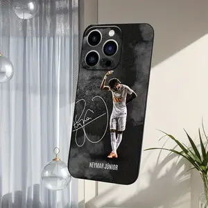iPhone case Neymar Pattern for iPhone, shockproof with lens protection, shockproof with lens protection, TPU, for iPhone 11/ 12/ 13/ 14/ 15/ 16 Pro Max