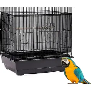 Bird Cage Seed Catcher, Large Bird Cage Skirt Guard, Adjustable Soft Nylon Mesh Bird Cage Netting for Round Square Bird Cages Circumference 60-86Inch