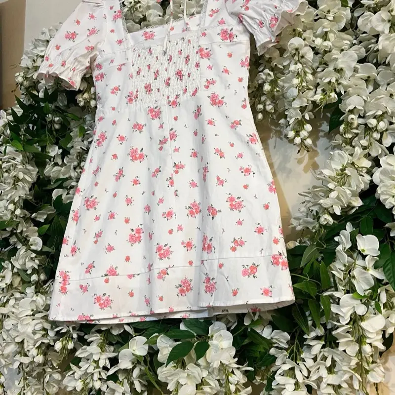 Altar'd State White Pink Floral Dress Size Small, Large, XLarge/4,6-8,10 -  TikTok Shop