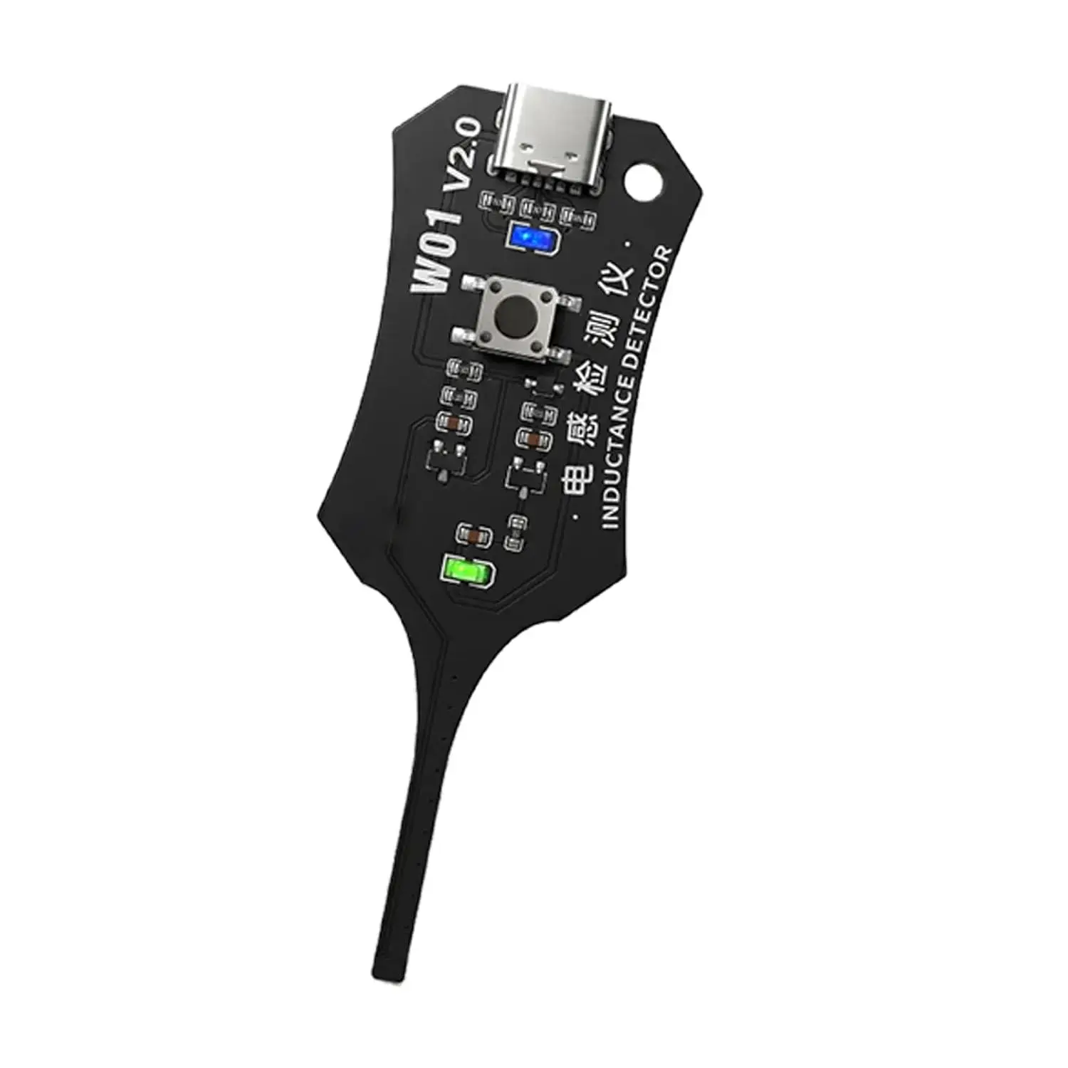 Type-C Inductance Tester - Accurate Inductor Detection Tool, Non-Contact Detection Circuit Tester for Phone Repairs, Electronic Circuit Board Component Fault Checks, Non-Contact Detection Circuit Testers
