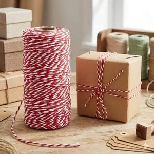 Diy cotton Rope for Crafting - Eco-Friendly Handwoven Macrame Cord for Home Decor, Sewing, gift Wrapping, creative Projects. Versatile, Natural, Sustainable Yarn for Knitting, Weaving, and Handmade Designs.