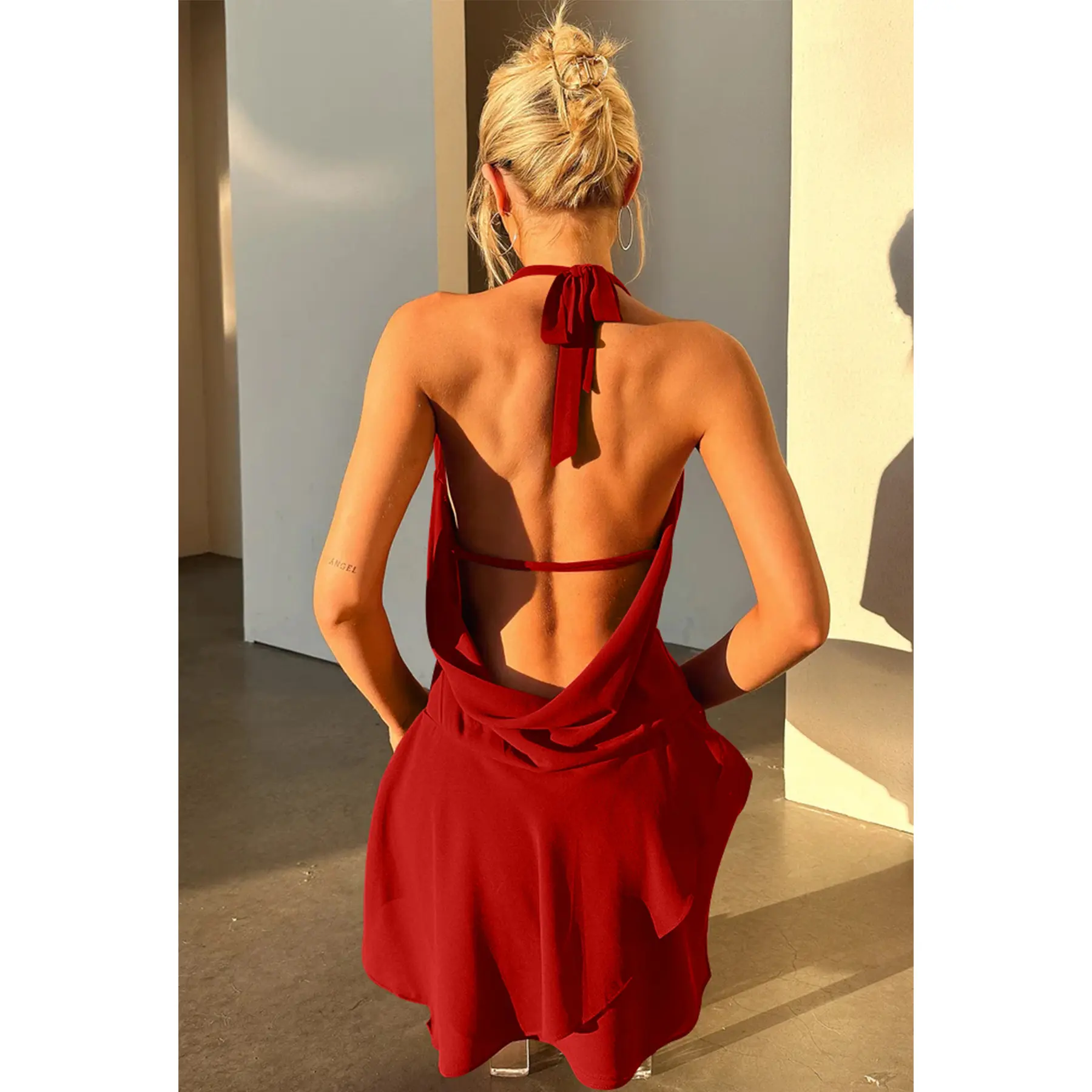 OYV Women's Summer Sexy Deep V Neck Back Adjustable Party Mini Dress - TikTok Shop OYV Women's Summer Sexy Deep V Neck Back Adjustable Party Mini Dress - TikTok Shop