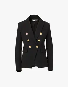 Veronica Beard Miller Dickey Jacket in Black & Gold