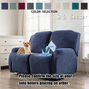 Electric Recliner Sofa Cover, Casual Plaid Elastic Sofa Protector, Skin-Friendly Fabric, Stain-Resistant, Pet-Proof, Non-Slip Furniture Guard, Washable Sofa Protector