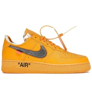 Nike Men's Air Force 1 Low Off-White ICA University Gold, from StockX