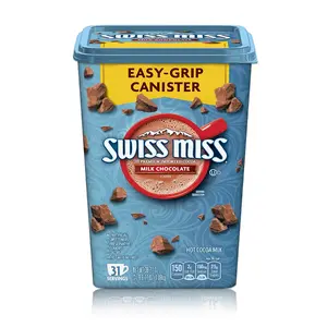 Swiss Miss Milk Chocolate Hot Cocoa Mix – Rich & Creamy Hot Chocolate, 38.27 oz Square Canister