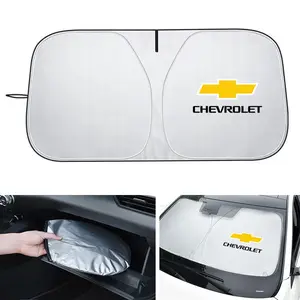 Car Windshield Sun Shade Cover, Sun Protector Board for Chevrolet Equinox Trax Camaro Cruze Malibu Sail Spark Captiva, Car Accessories
