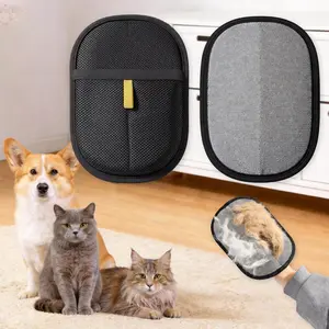 Pet Hair Remover Glove, Electrostatic Removal Gloves for Pet Hair, Pet Hair Remover Gloves for Dog & Cat, Reusable Pet Hair Remover Glove for Carpet, Couch, Clothing, Furniture, Deshedding Tool