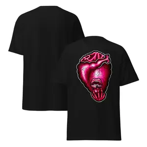 Heart II – Broken Heart Graphic Tee | Mind vs Heart Streetwear Art by MScott x EFM