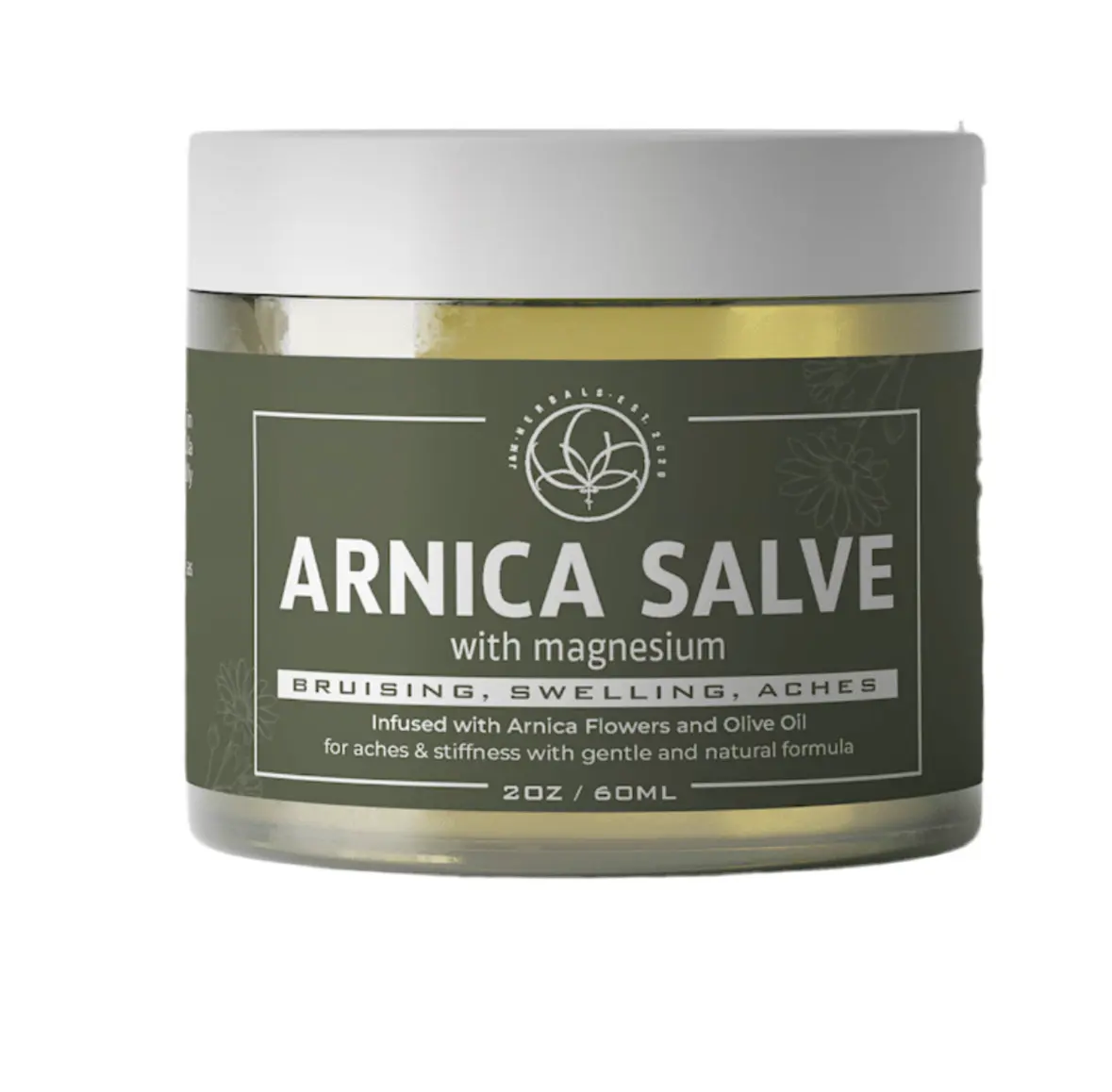 Organic Arnica Salve - Natural Therapeutic Moisturizing Treatment for Hiking-Related Swelling, Bruising, Pain Relief