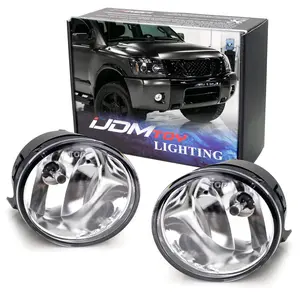 iJDMTOY 889 Halogen Bulb Fog Light Assemblies Kit, For 2004-2014 Nissan Titan, 2005-2007 Nissan Armada