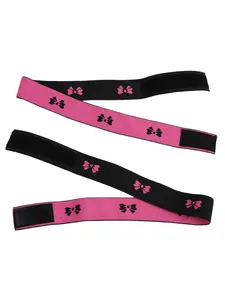Women's Butterfly Print Headband for Lace Front Wig, 2pcs/set Elastic Hair Band, Hair Bows Headbands, Versatile Wig Accessories for Women & Girls for Daily Use