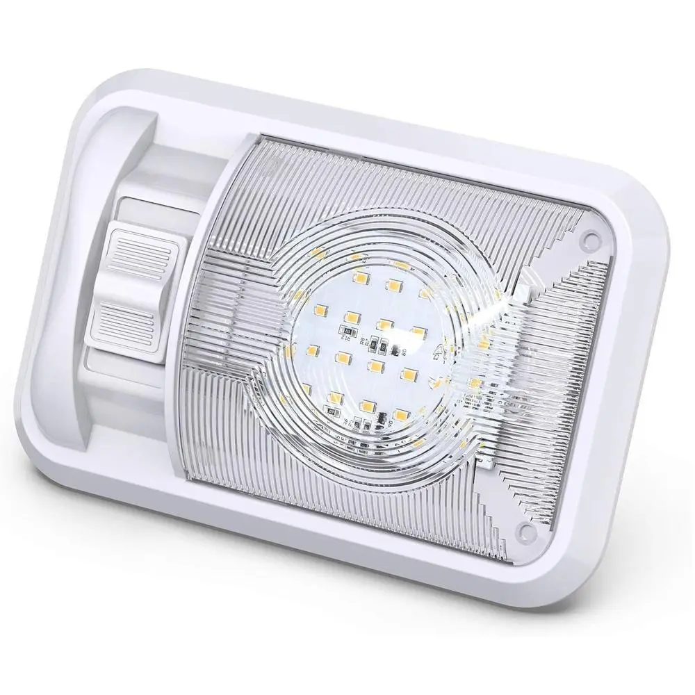 2 Pack 12V 24 Led RV Ceiling Dome Light RV Interior Lighting For Trailer Camper