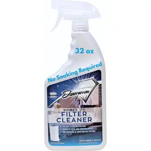 Ultimate  Filter Cleaner Fast-Acting Spray. Instant Clean for Hot Tub & Pool Filters Leaving Behind no Sticky . Prolongs Filter Life and Pool Equipment. No Soaking