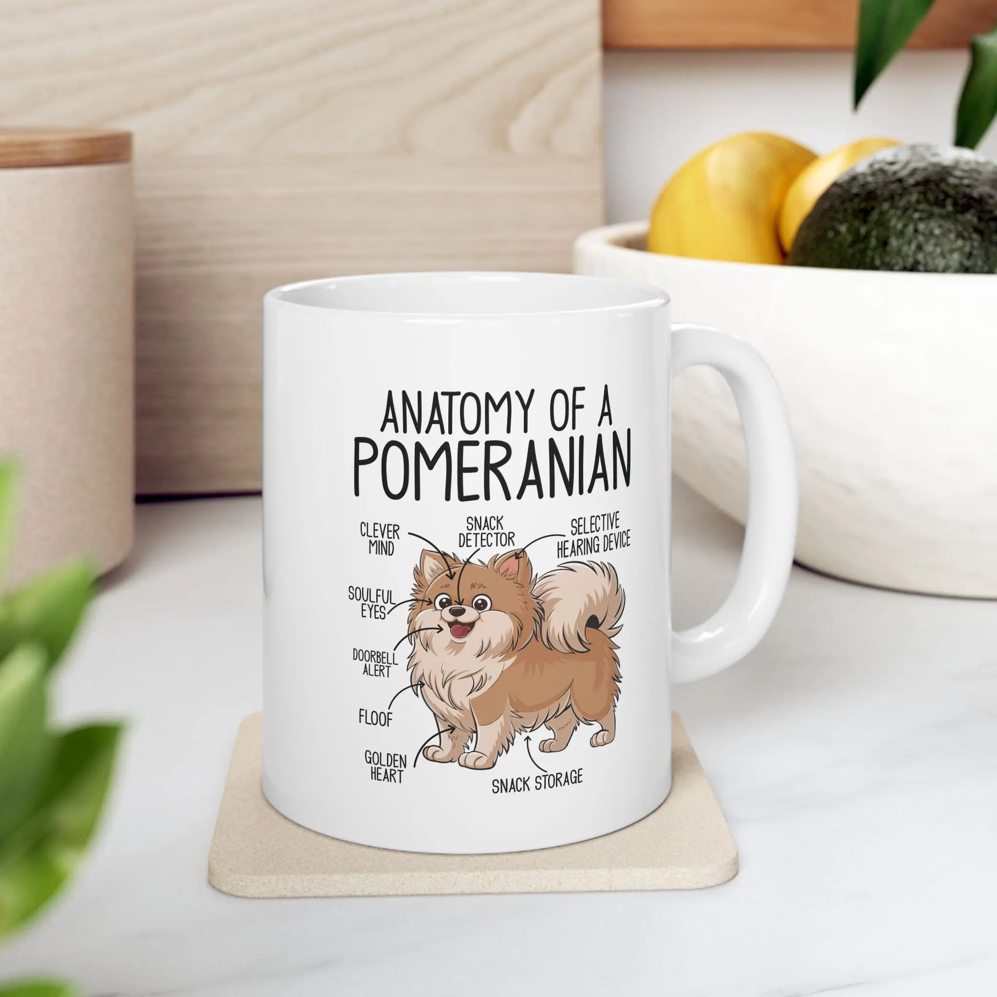 Anatomy of a Pomeranian Mug
