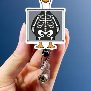 Silly Xray Goose Badge Reel - Xray Badge Reel - Radiology Badge Holder - Xray Student Gift - Gift for Xray Tech - Rad Tech Week Gift